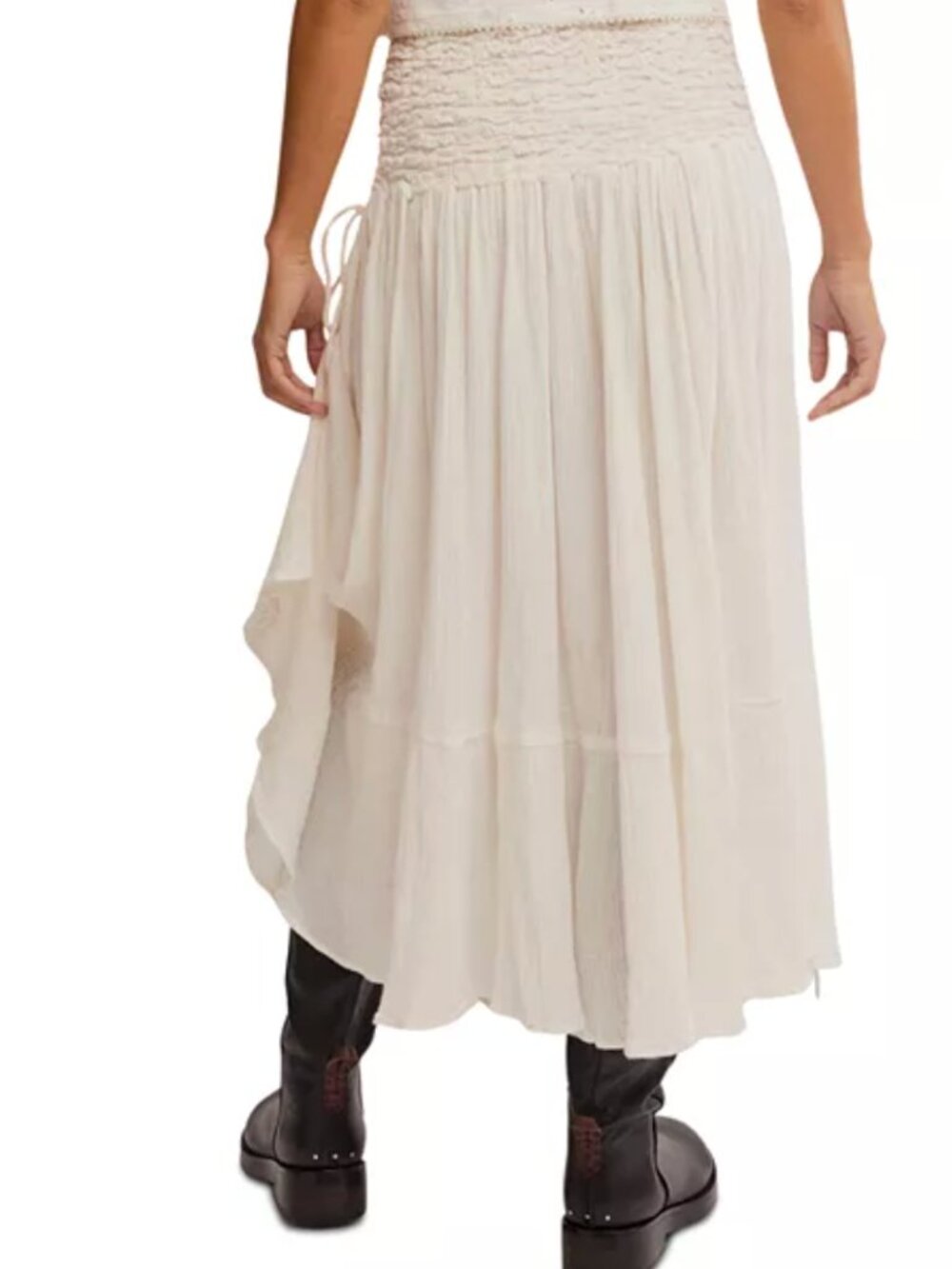 FREE PEOPLE PRAIRIE CONVERTIBLE DRESS*SKIRT*MAXI*BOHO - BRAND NEW WITH TAGS-$148 - Picture 7 of 16